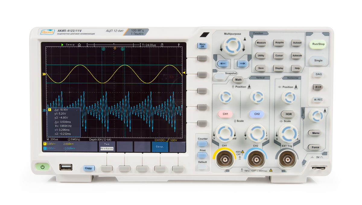 осциллограф АКИП-4122/10V