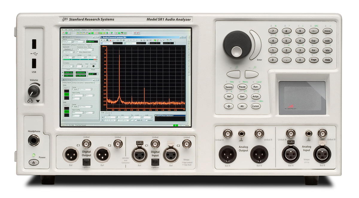 Анализатор звукового спектра SR1