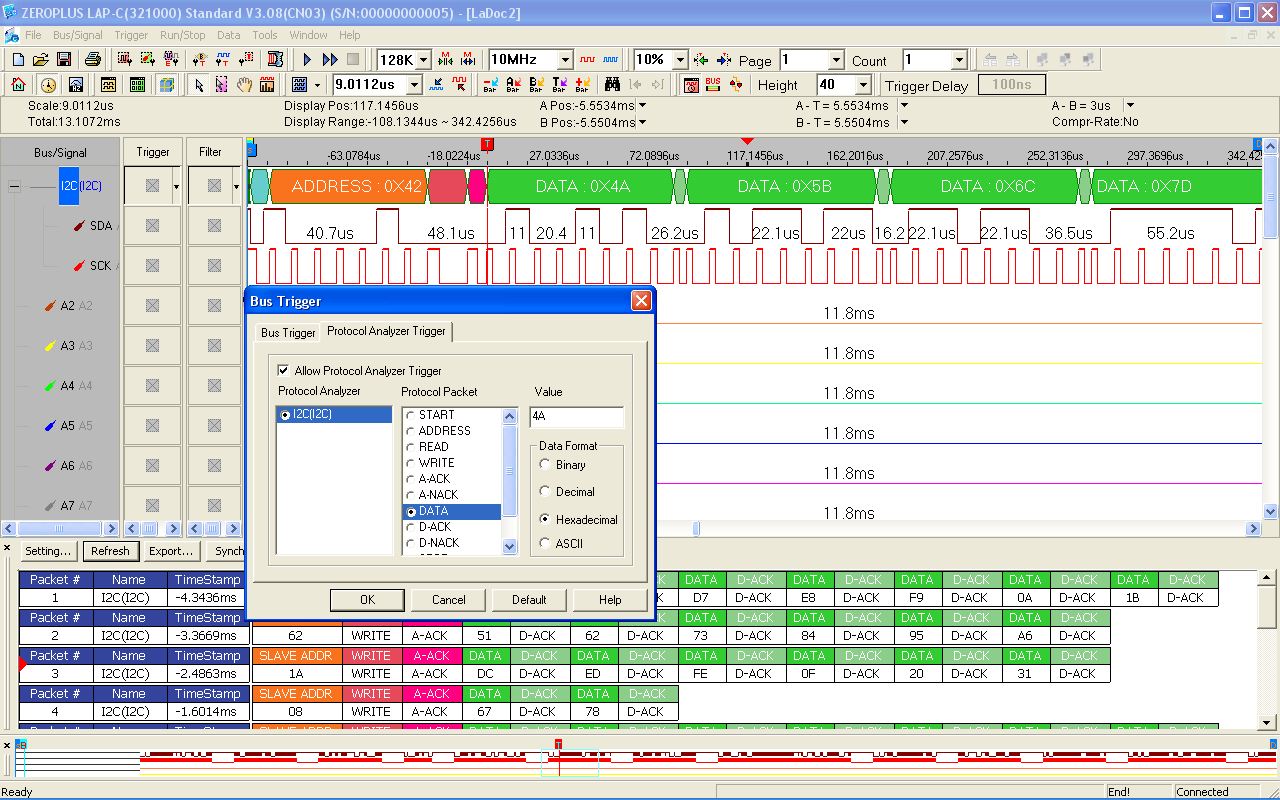 Электронный модуль Protocol Analyzer Trigger (опция для АКИП-910х)