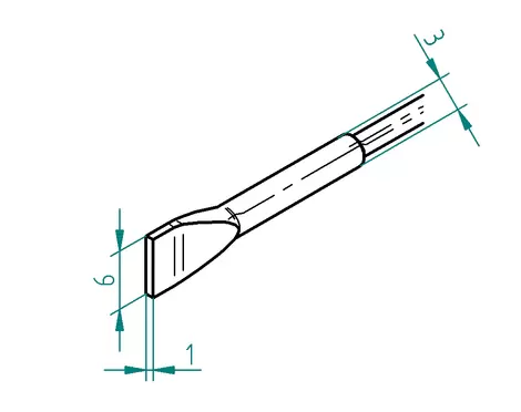 Насадки 0462FDLF060 для Chip Tool VARIO, пара (0462FDLF060/SB)