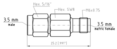 Переход коаксиальный Spectrum 8001-9F91-02