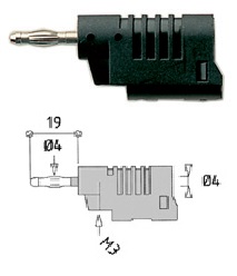 Коннектор 1080-Bl (синий)