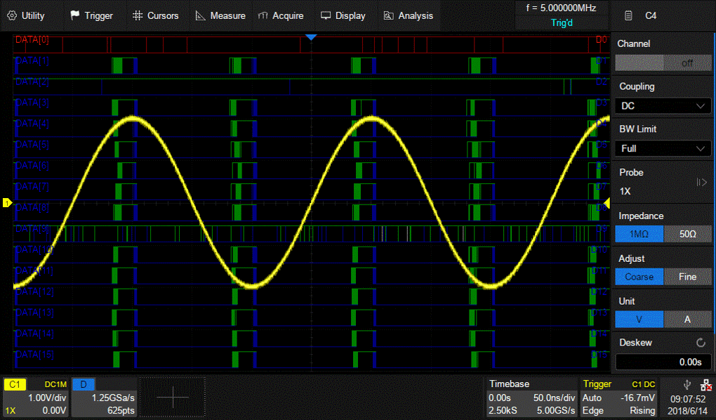 Опция SDS-5000X-16LA