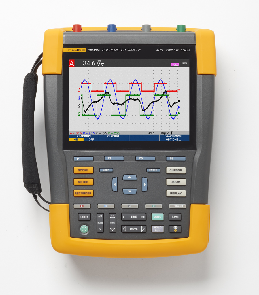 Осциллограф-мультиметр FLUKE 190-204 III-серии